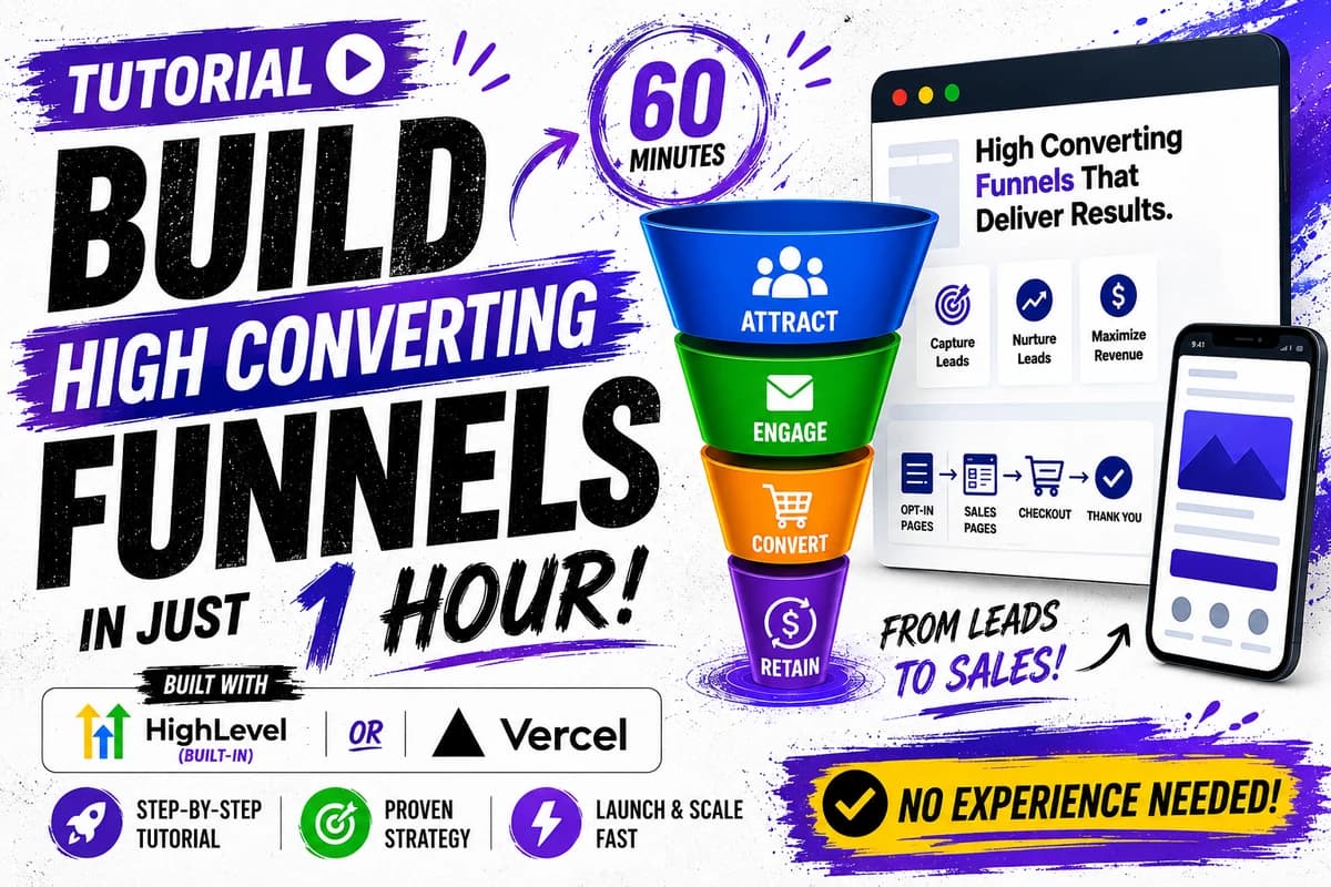 Build High-Converting Funnels in 1 Hour