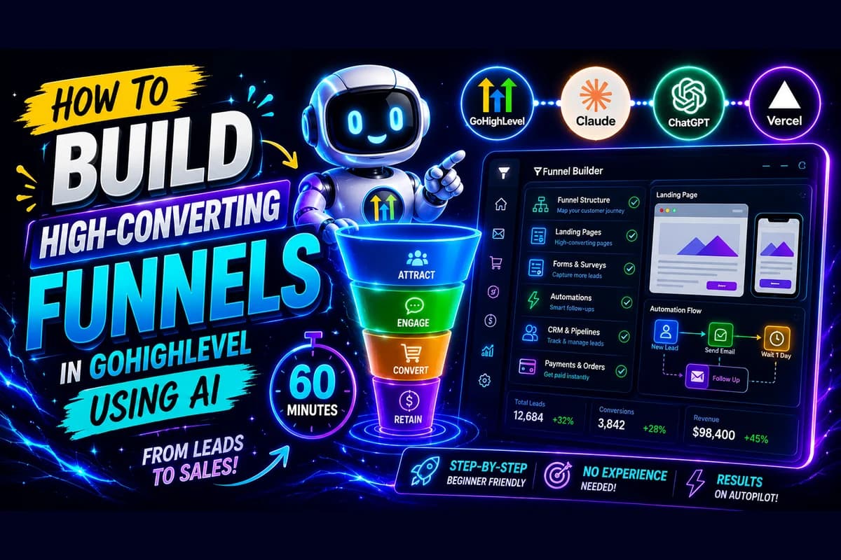 Build High-Converting Funnels in 1 Hour