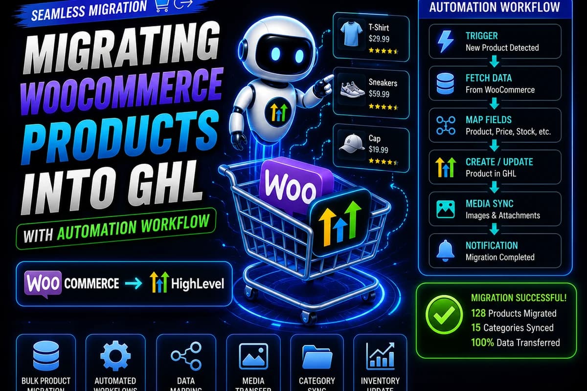Migrating WooCommerce Products into GHL