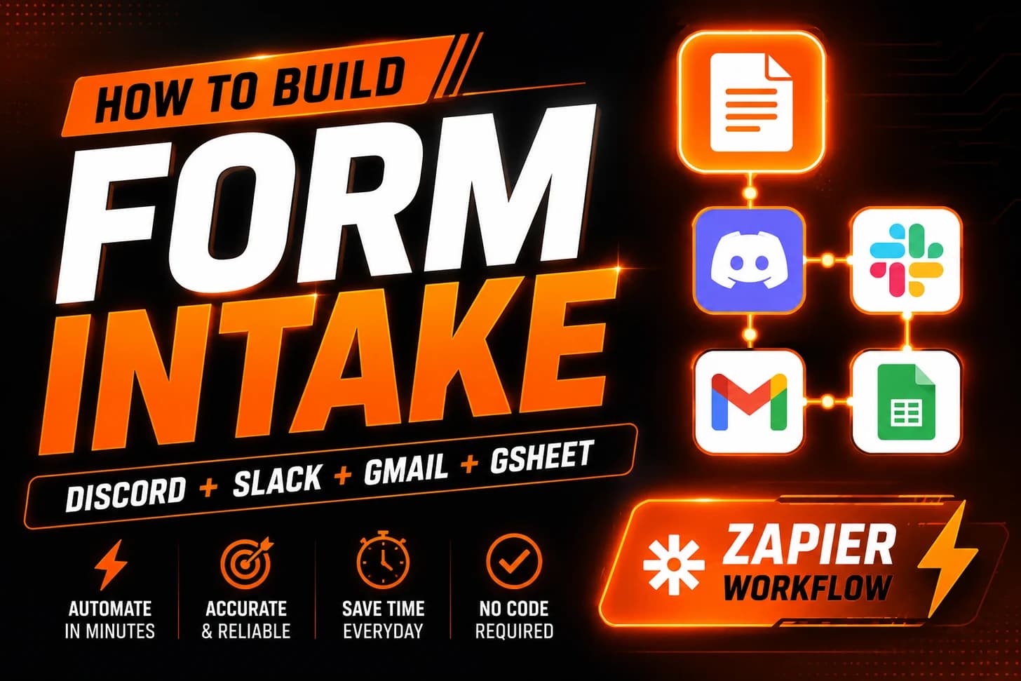 Instant Form Intake: Notify Everywhere, Log Automatically